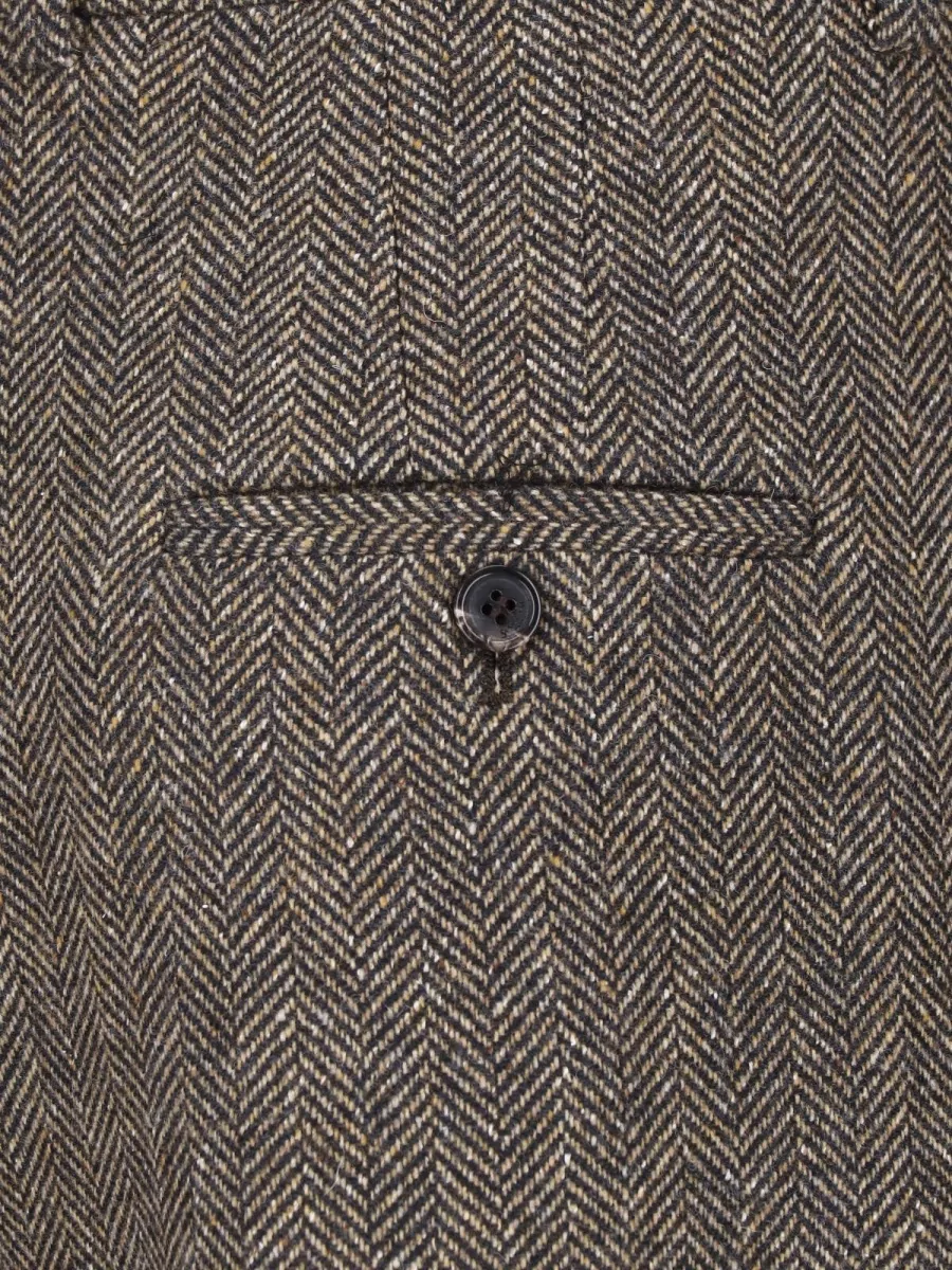 Saint Laurent Silk Straight-Leg Suit Trousers