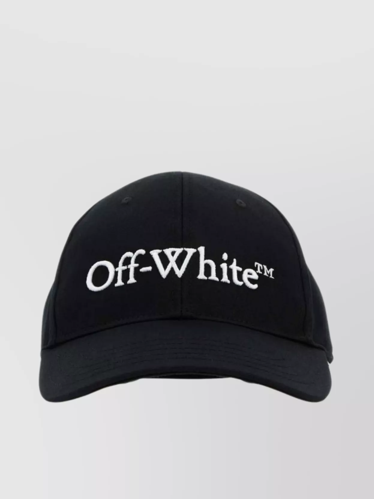 Shop Off-white Baseball Cap Cotton Curved Brim