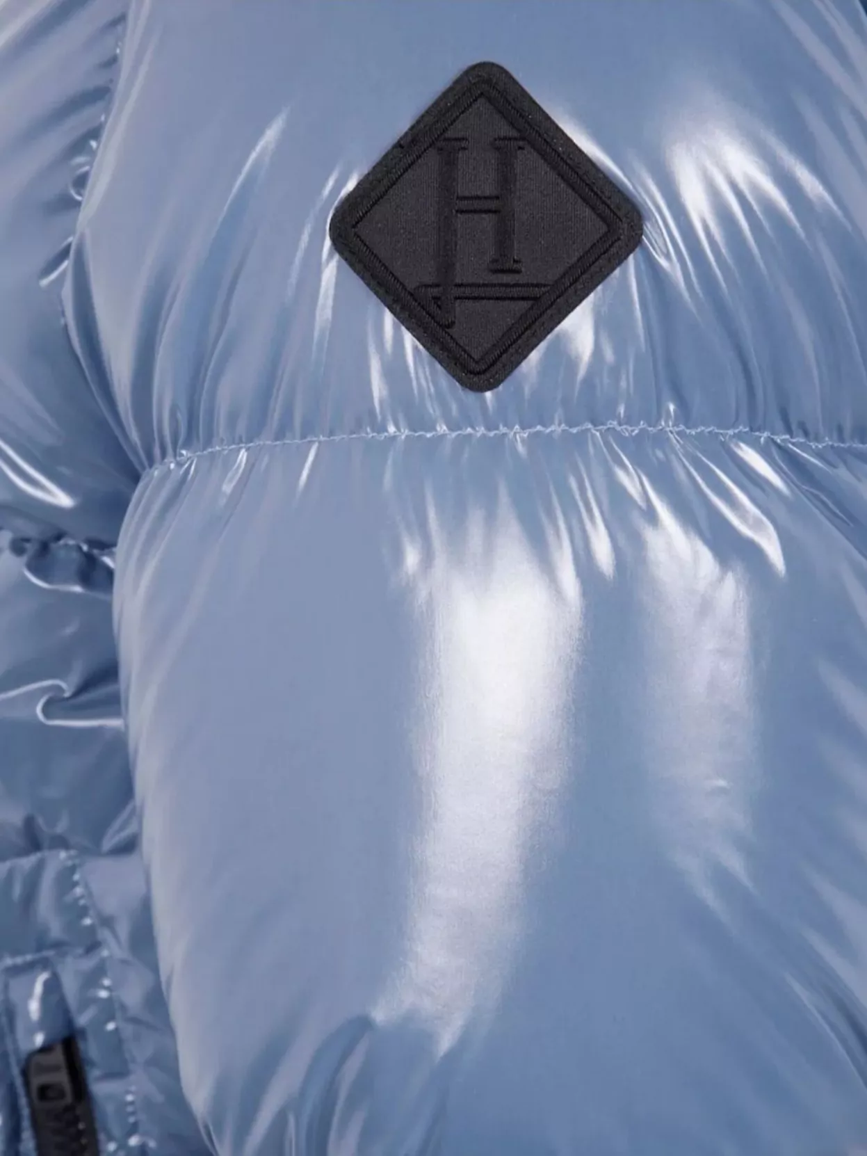 Herno Quilted Hooded Jacket Shiny Finish