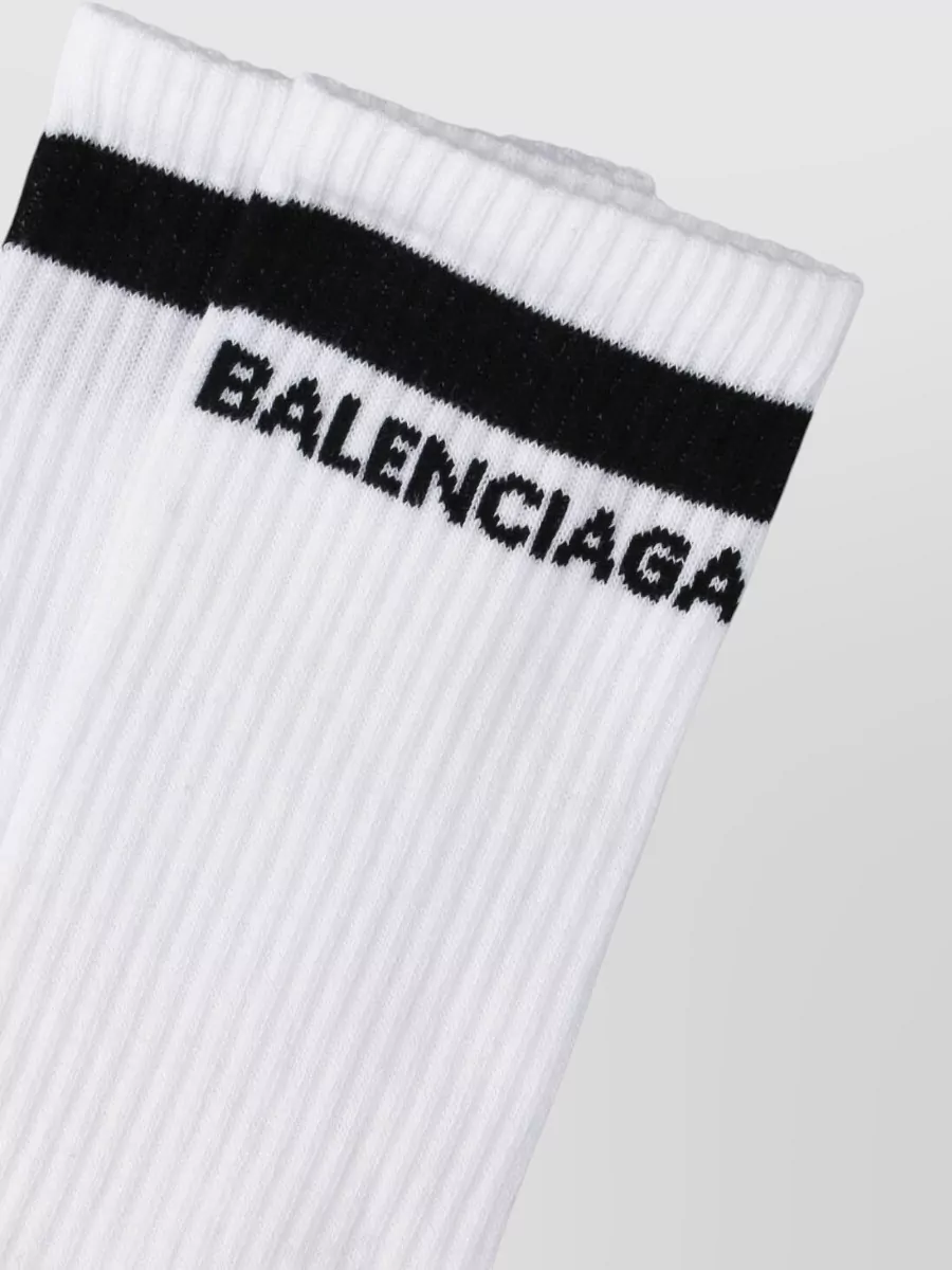 Balenciaga Logo Socks