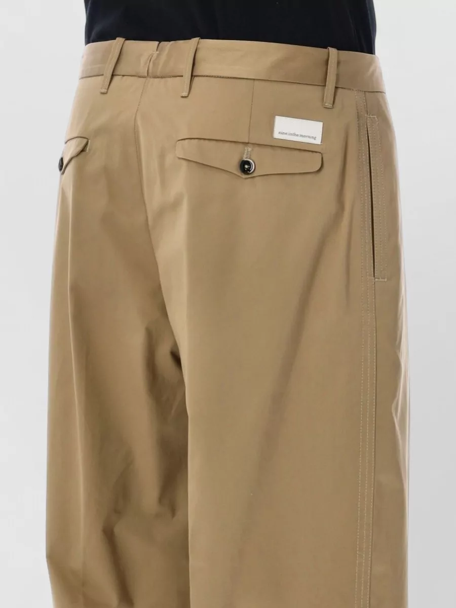 Nine In The Morning Cotton Straight-Leg Chino Shorts