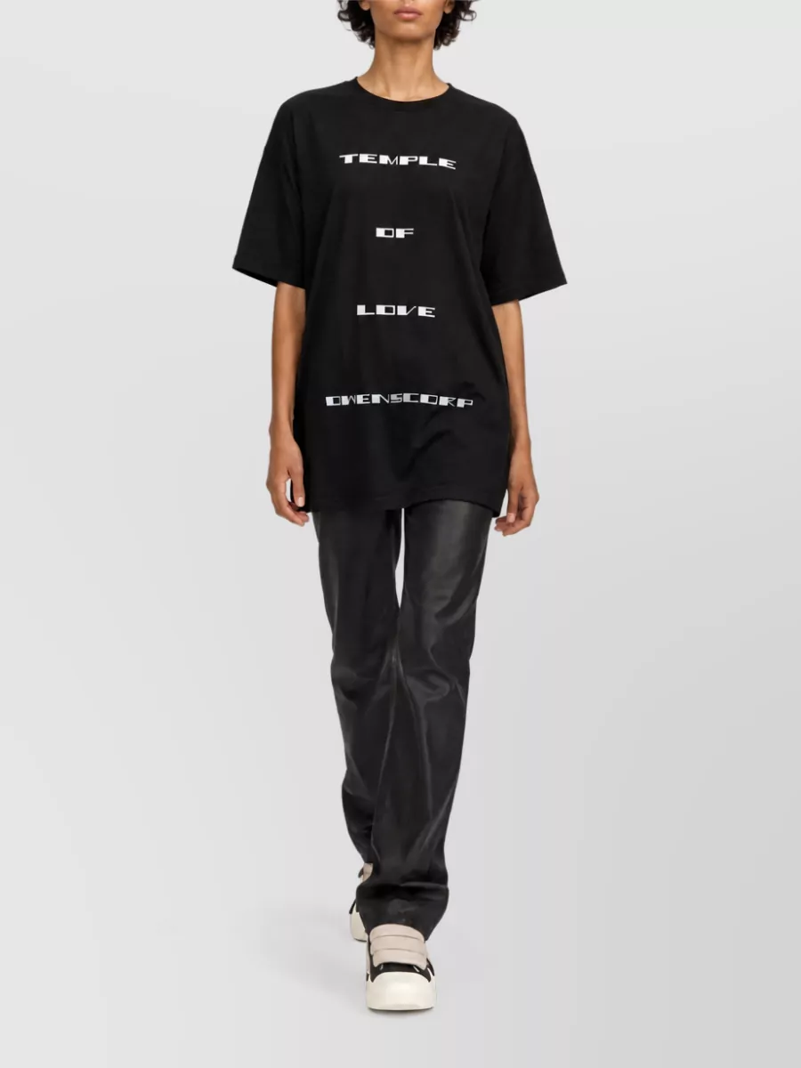 Rick Owens Drkshdw Cotton Jumbo Ss T-Shirt