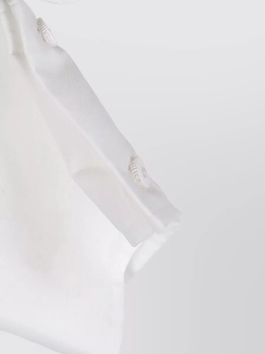 The Attico Long Sleeve Collared Shirt Cuffed Sleeves