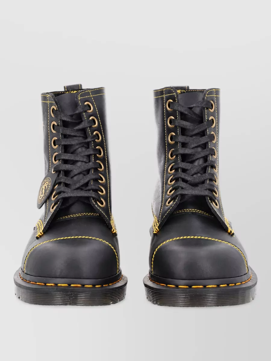 Dr Martens leather lace-up boots