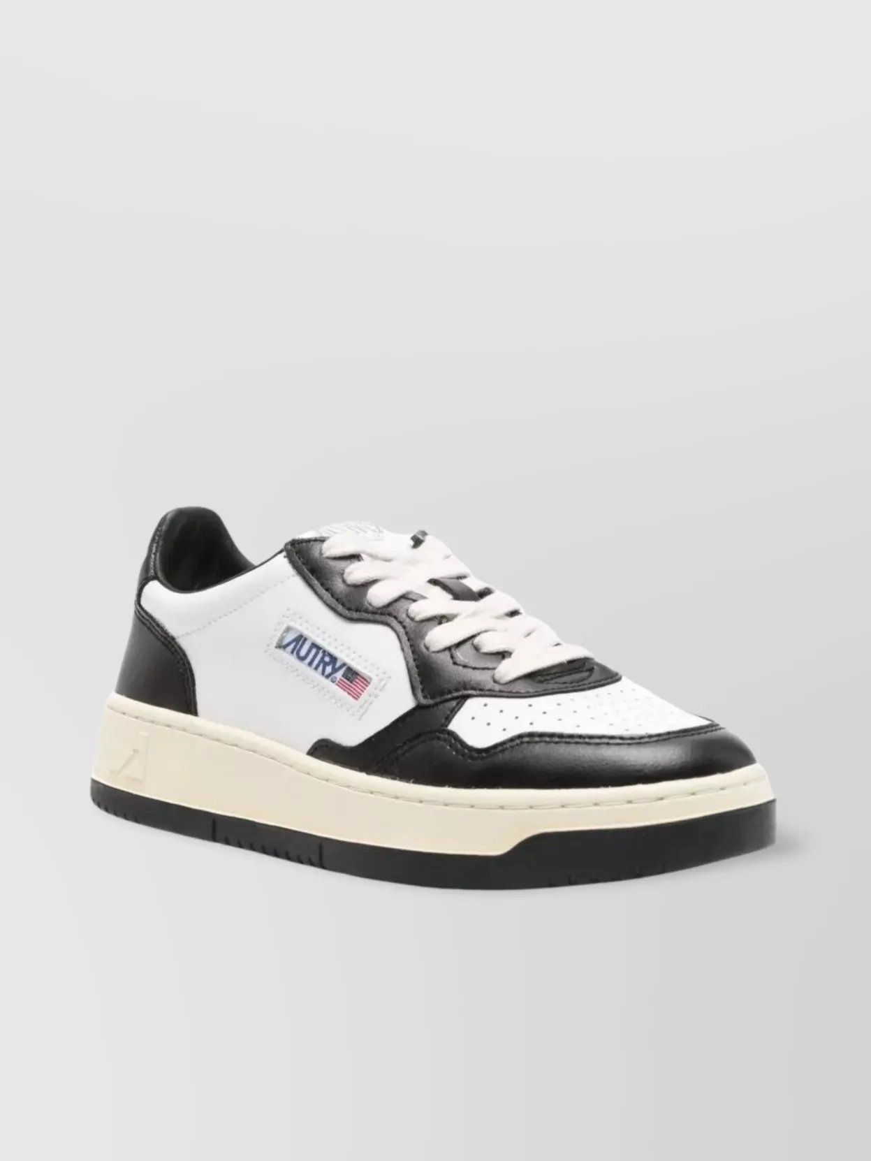 Autry Classic White Sneakers With Leather Detailing