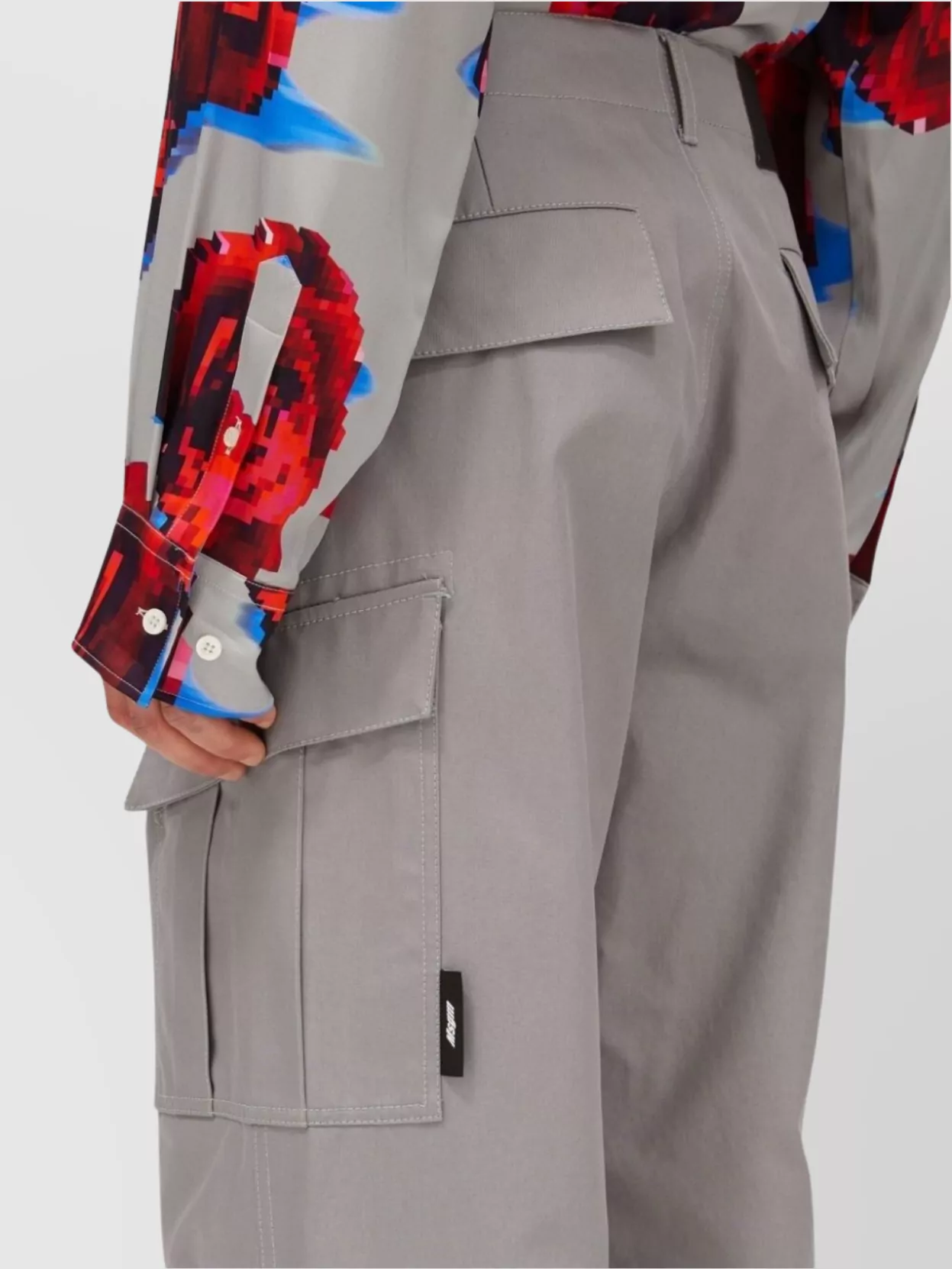 Msgm Cargo Pockets Mid-Rise Trousers