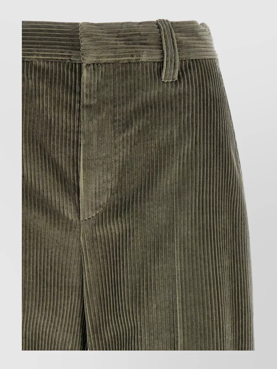 Brunello Cucinelli corduroy flared wide leg trousers