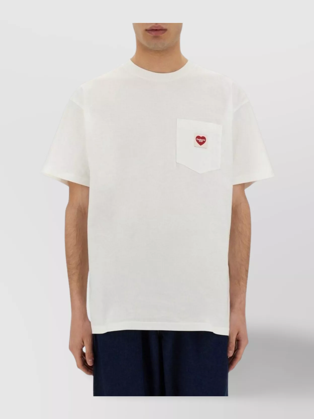Carhartt Wip Pocket Heart Patch T-Shirt Crew Neck