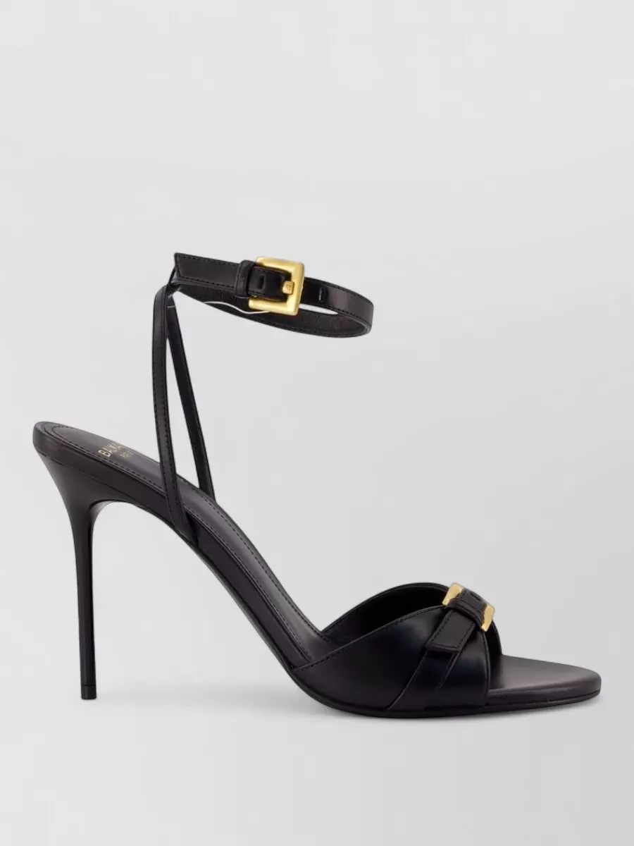 Balmain leather anthem sandals