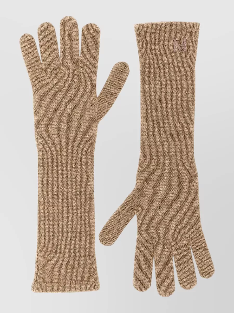 Max Mara cashmere long gloves
