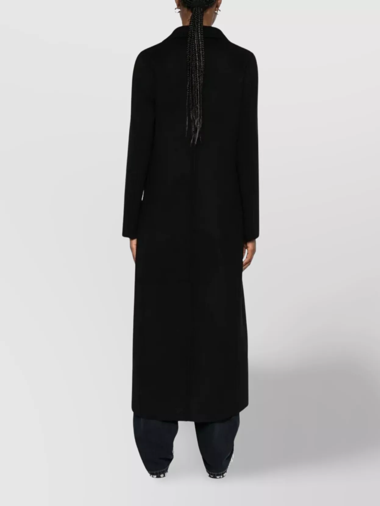 Ermanno Firenze Double-Breasted Coat Flap Pockets