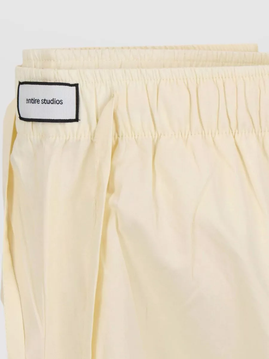 Entire Studios Cotton Wide-Leg Pajama Pants