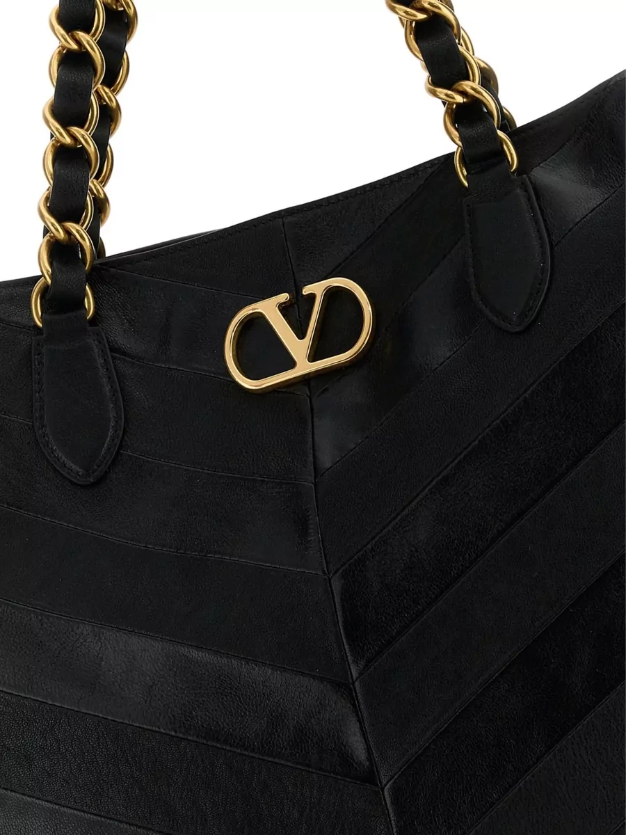 Valentino La Seine Tote Bag Top Handles Chain
