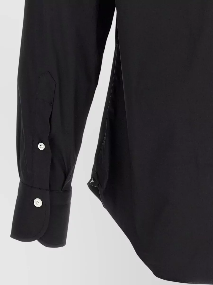 Finamore Cotton Napoli Long-Sleeve Shirt