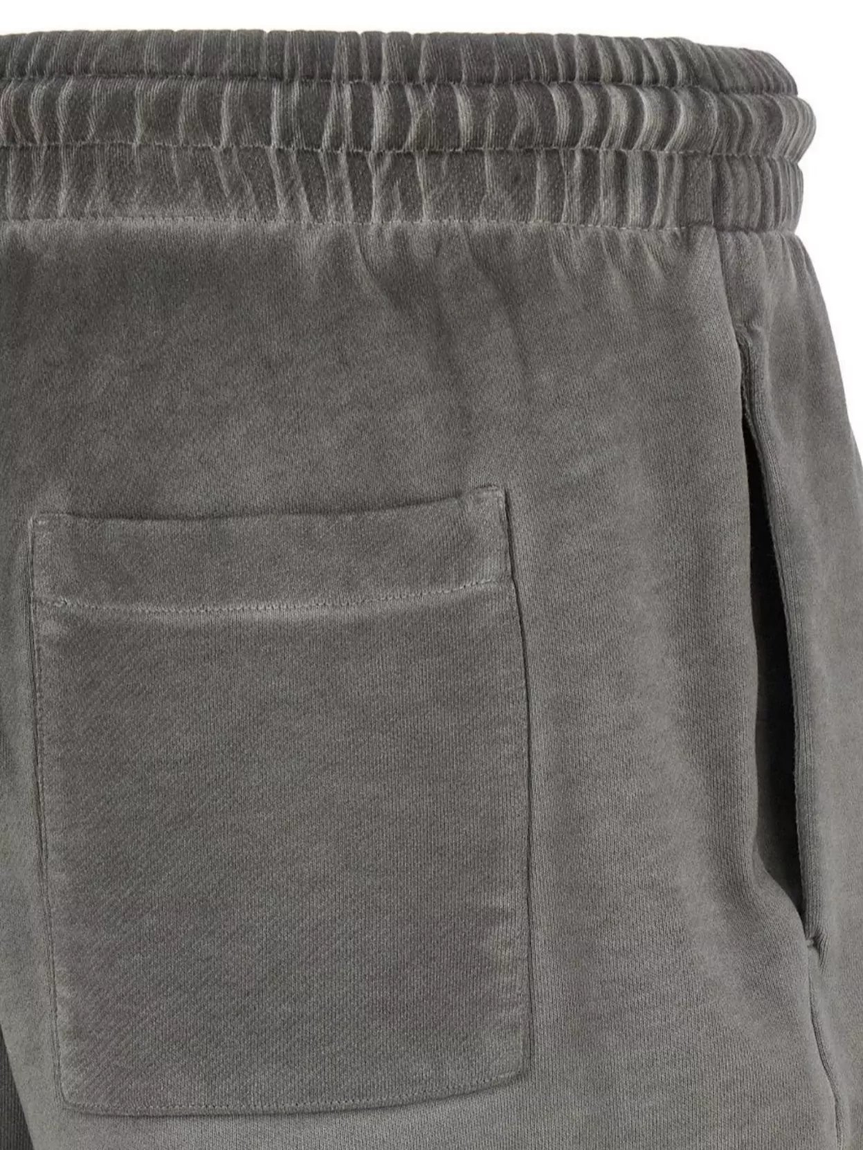 Off-White Bermuda Shorts Featuring Elastic Waistband