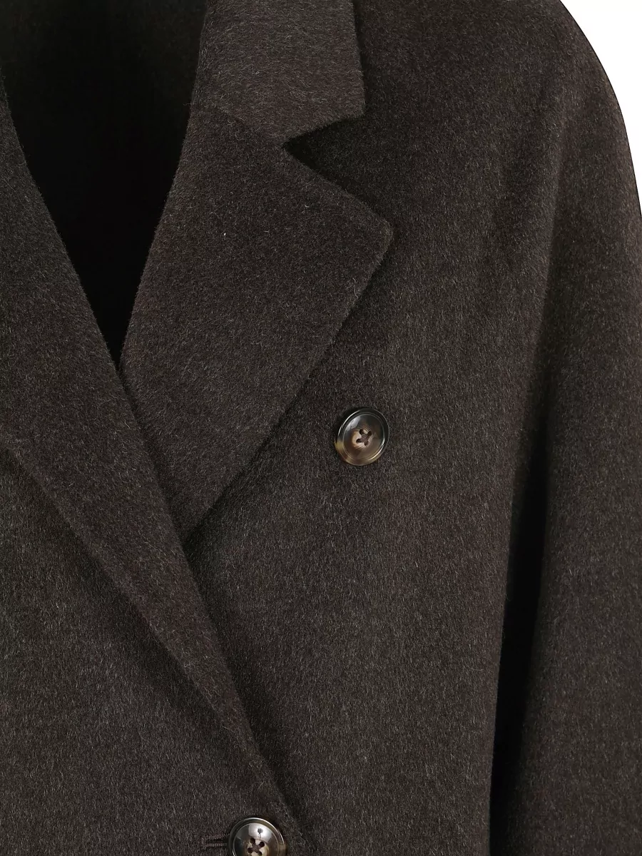 Loulou Studio Wool Cashmere Double Breasted Coat