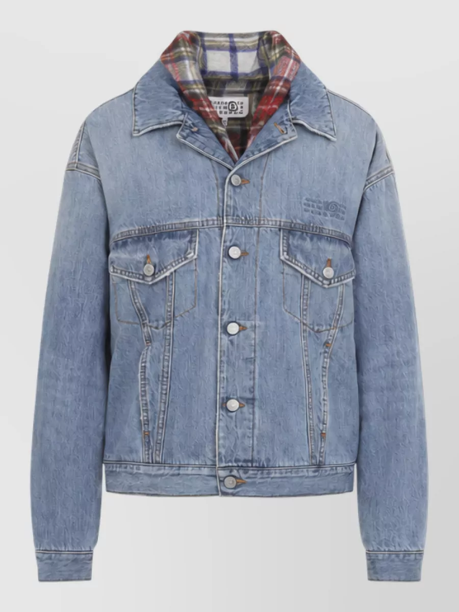 Mm6 Maison Margiela denim cropped jacket