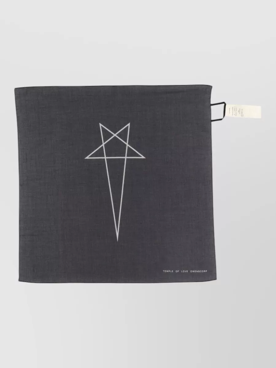 Rick Owens Drkshdw printed bandana