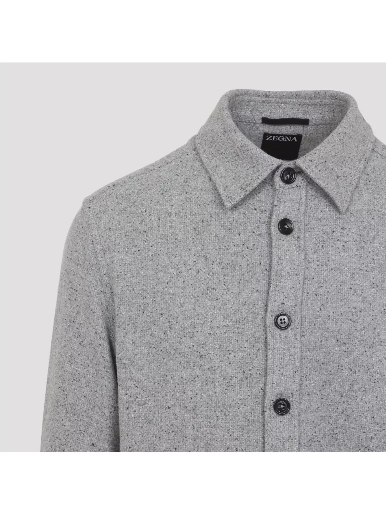 Zegna Cashmere Silk Long Sleeve Shirt
