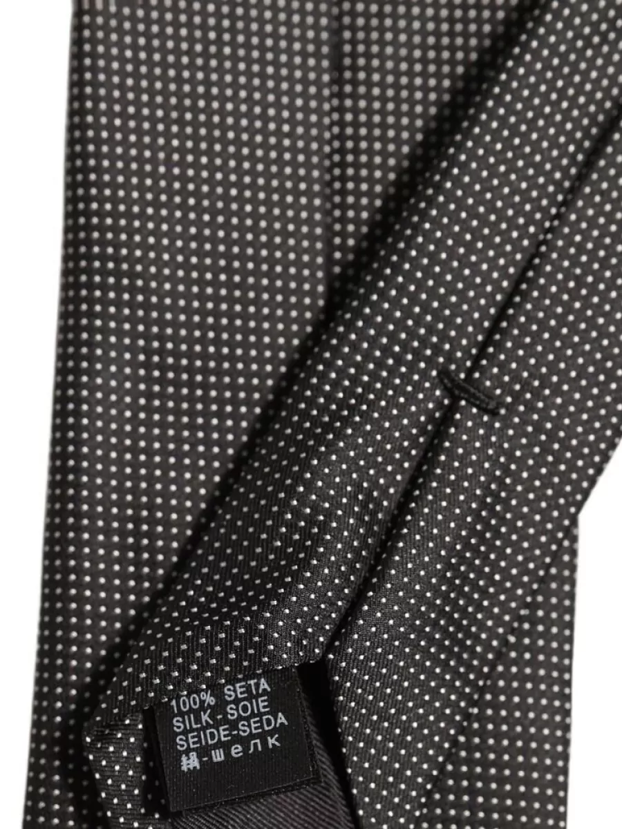 Dolce&Gabbana Silk Micro Polka Dot Tie