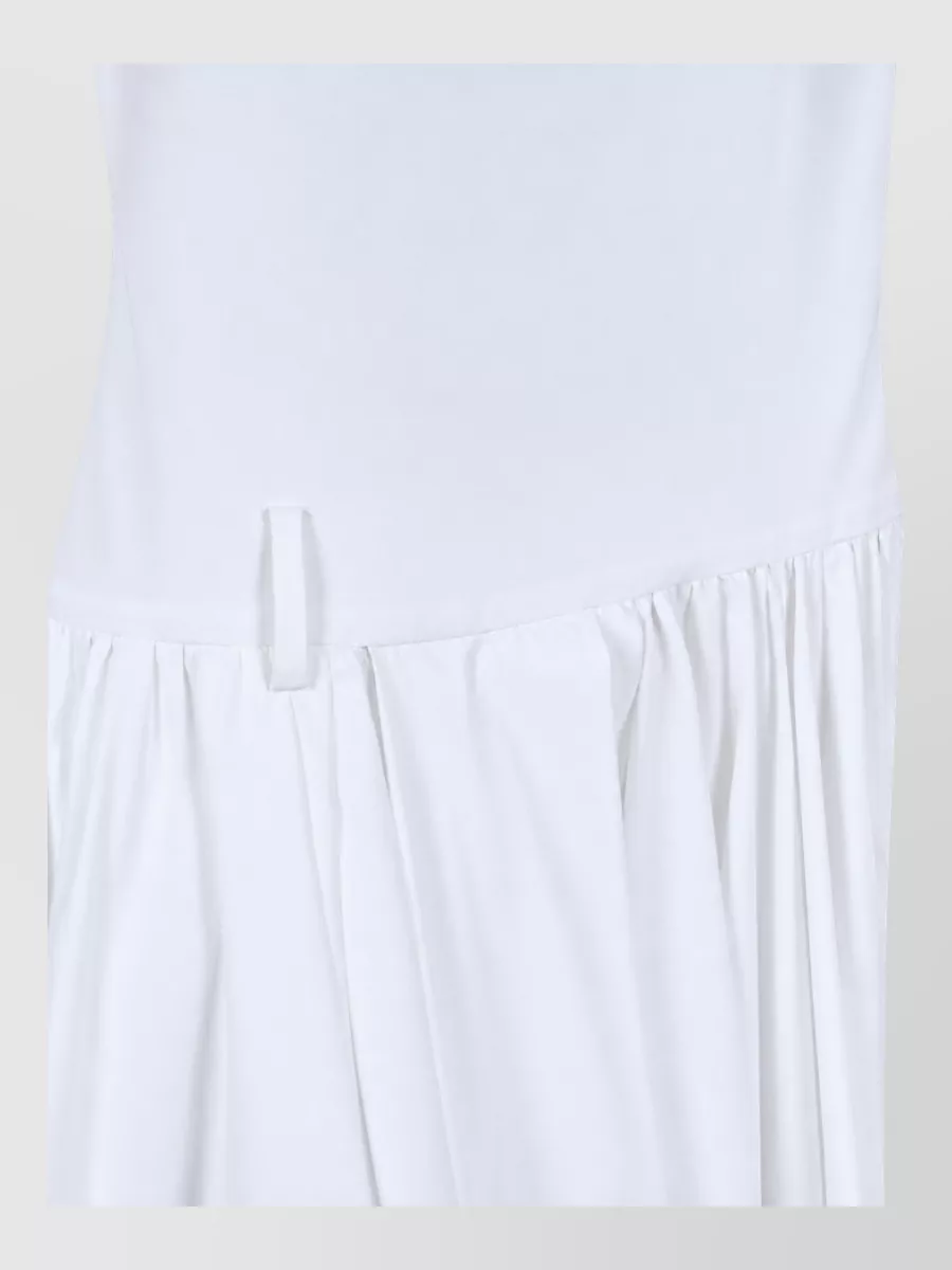 N 21 Cotton Canvas Midi Dress