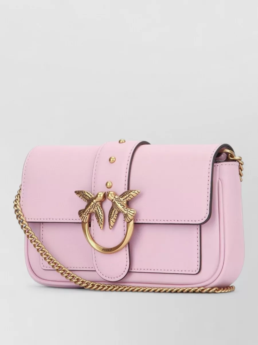 Pinko Love Bag One Sheepskin Leather Shoulder Bag