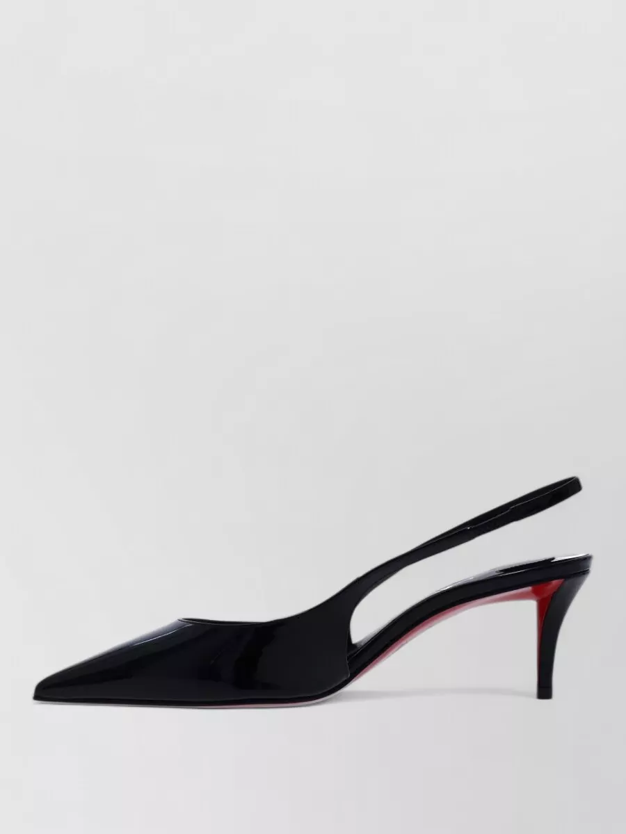 Christian Louboutin Patent Leather Slingback Pumps