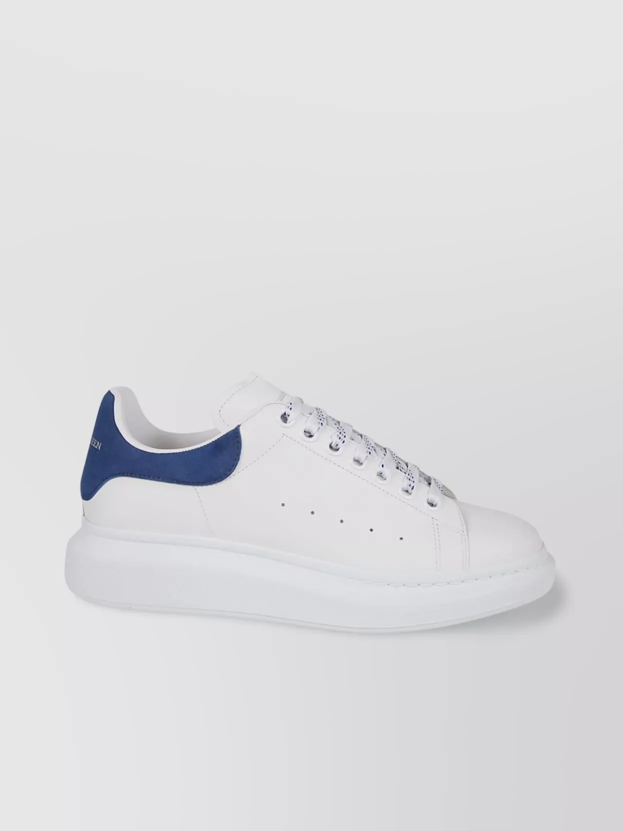 Alexander Mcqueen Oversized Leather Sneakers Detail Contrasting