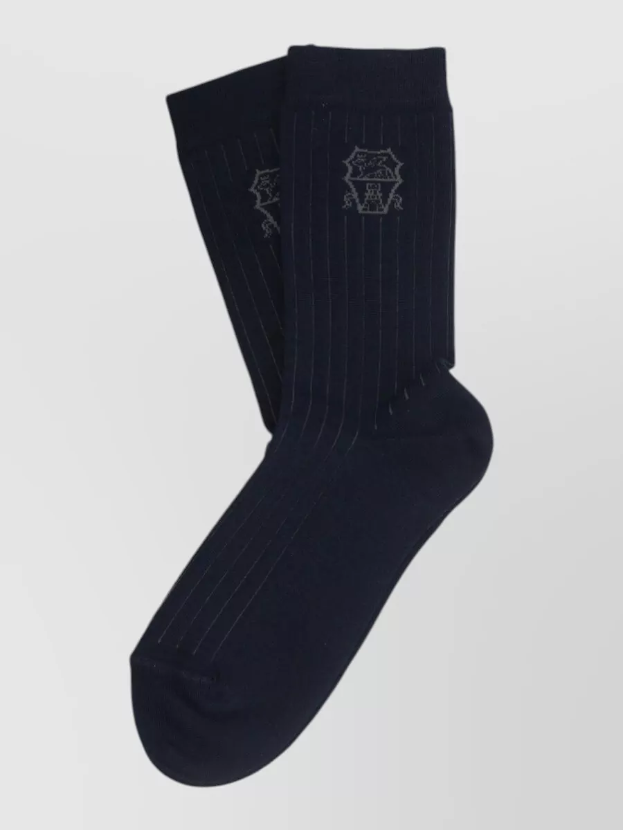 Brunello Cucinelli ribbed calf-length socks