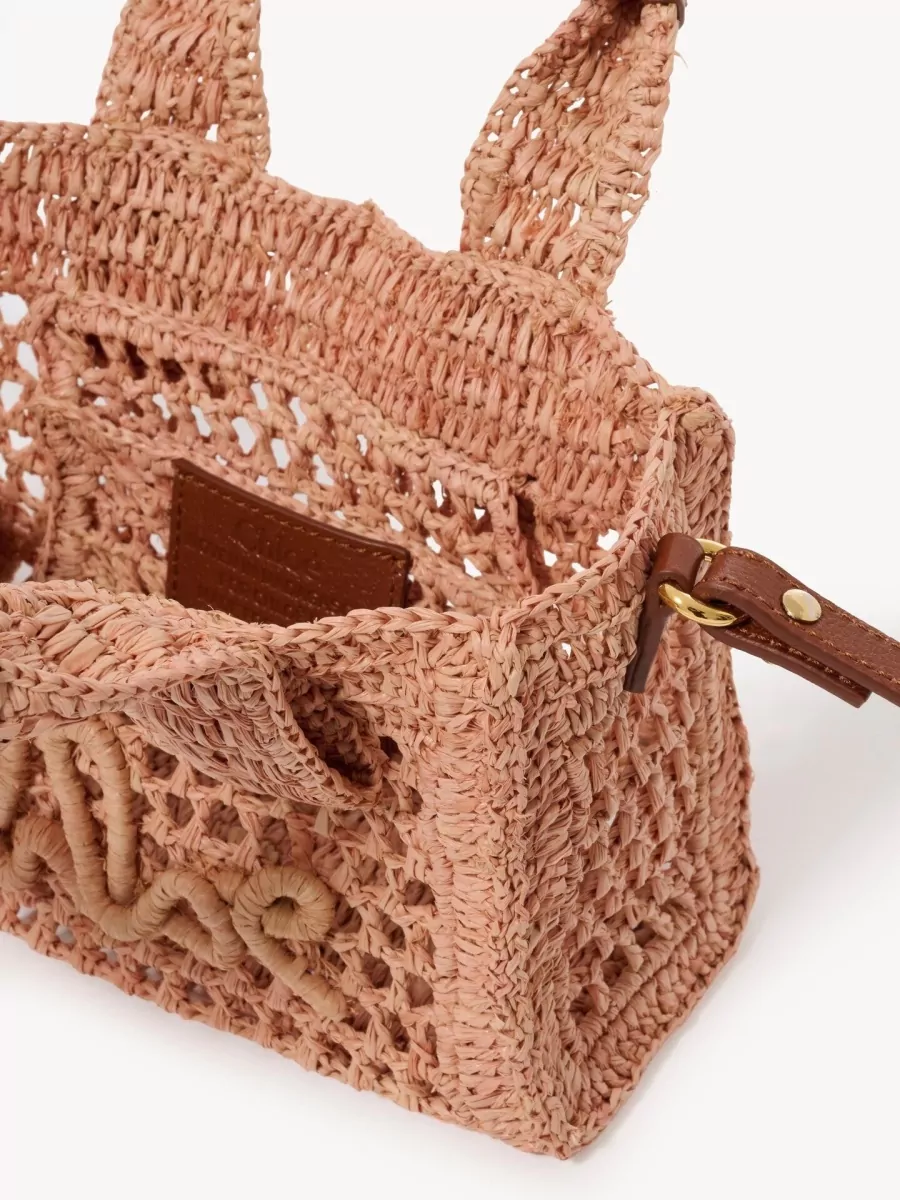 Chloé Mini Raffia Shoulder Bag