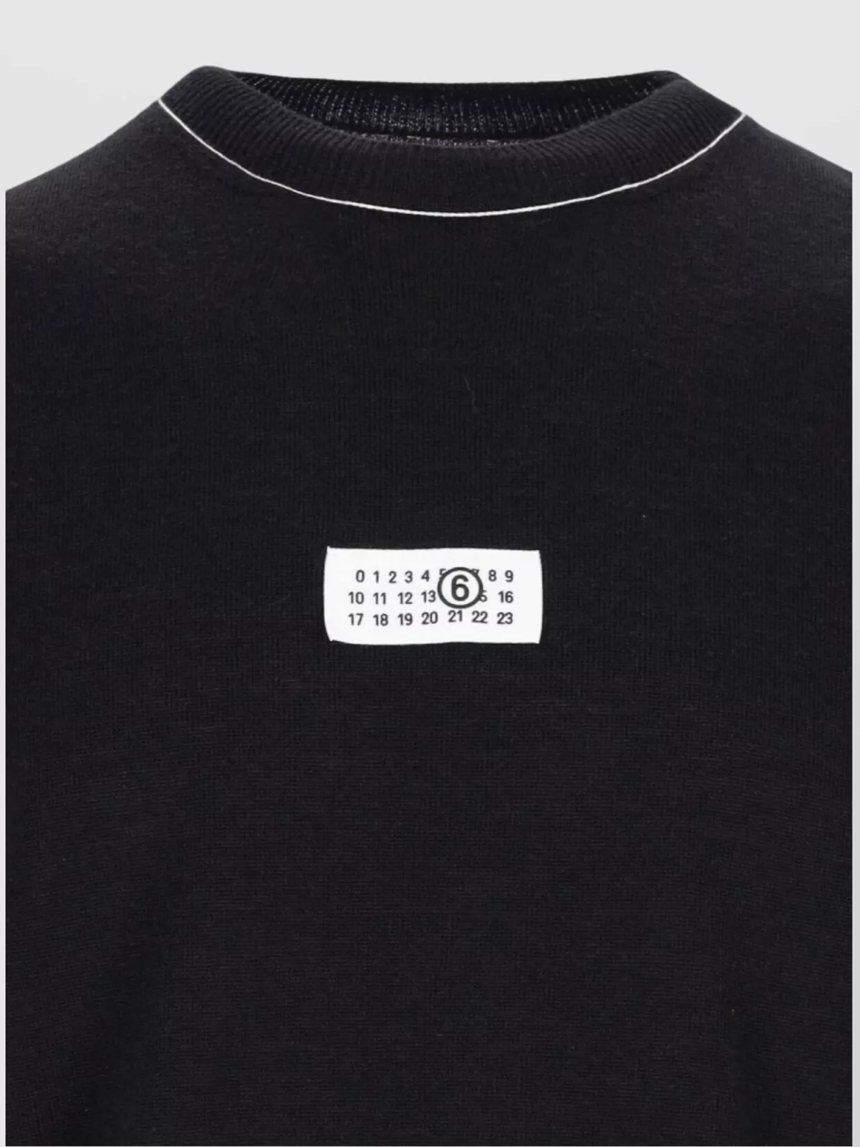 Mm6 Maison Margiela Wool Crew Neck Sweater