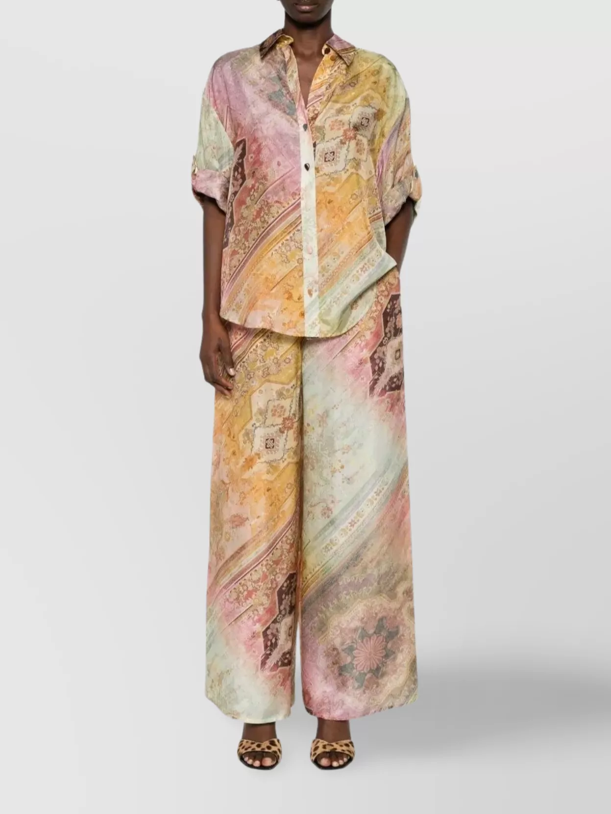 Zimmermann Relaxed Fit Lightweight Shirt With Rolled Sleeves