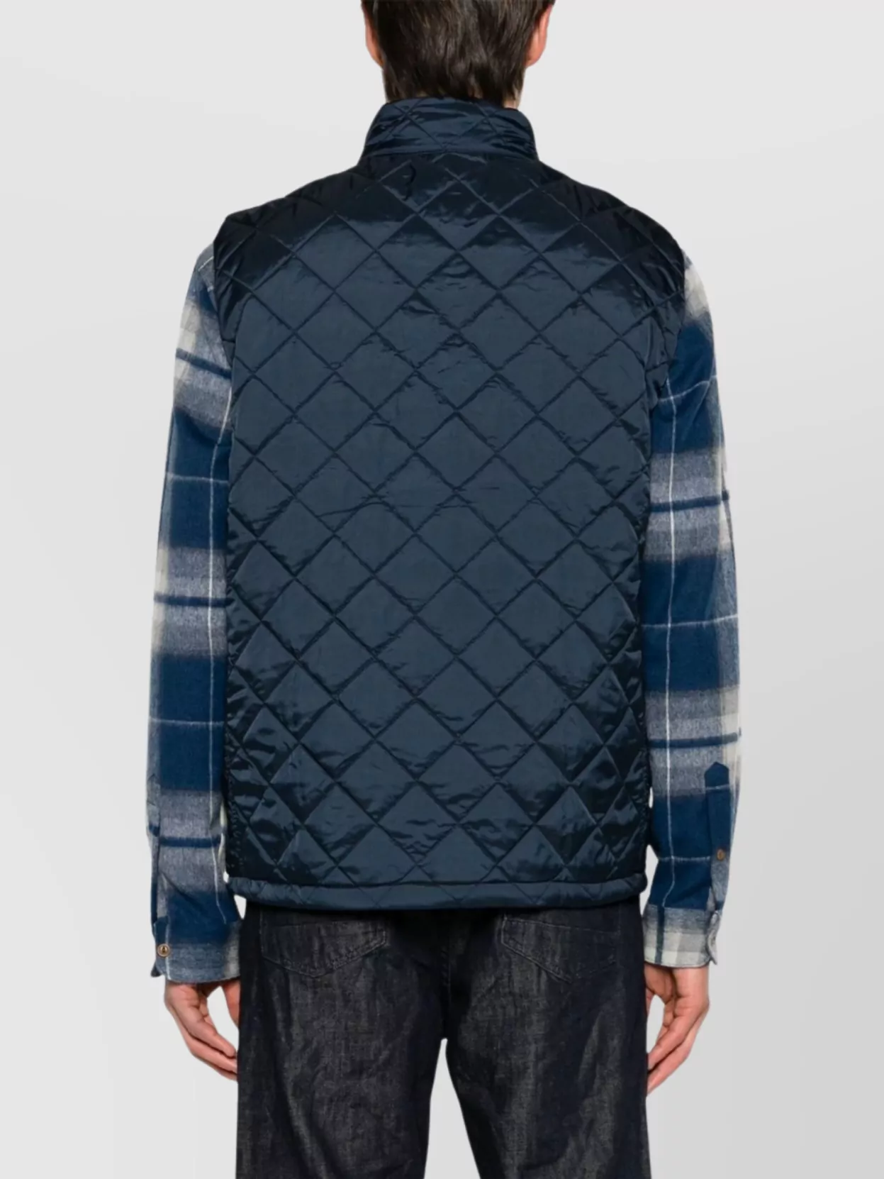 Barbour Quilted High Neck Sleeveless Vest With Pockets