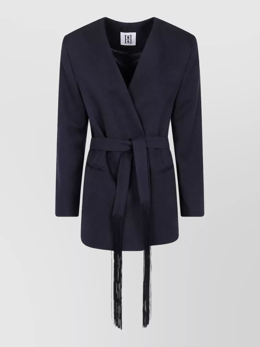 By Malene Birger virgin wool single breasted coat