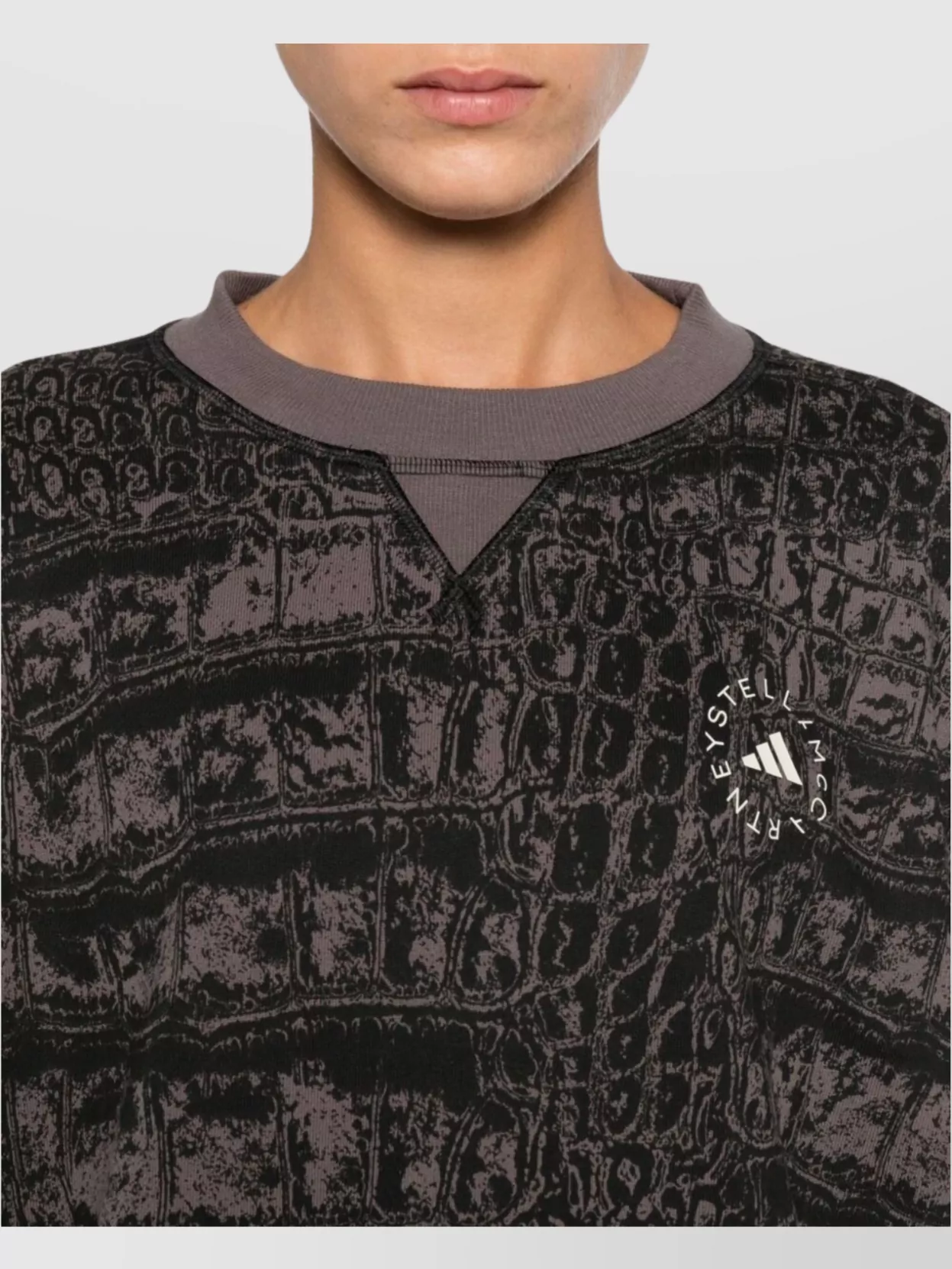Adidas By Stella Mccartney Organic Cotton Hoodie Logo Design