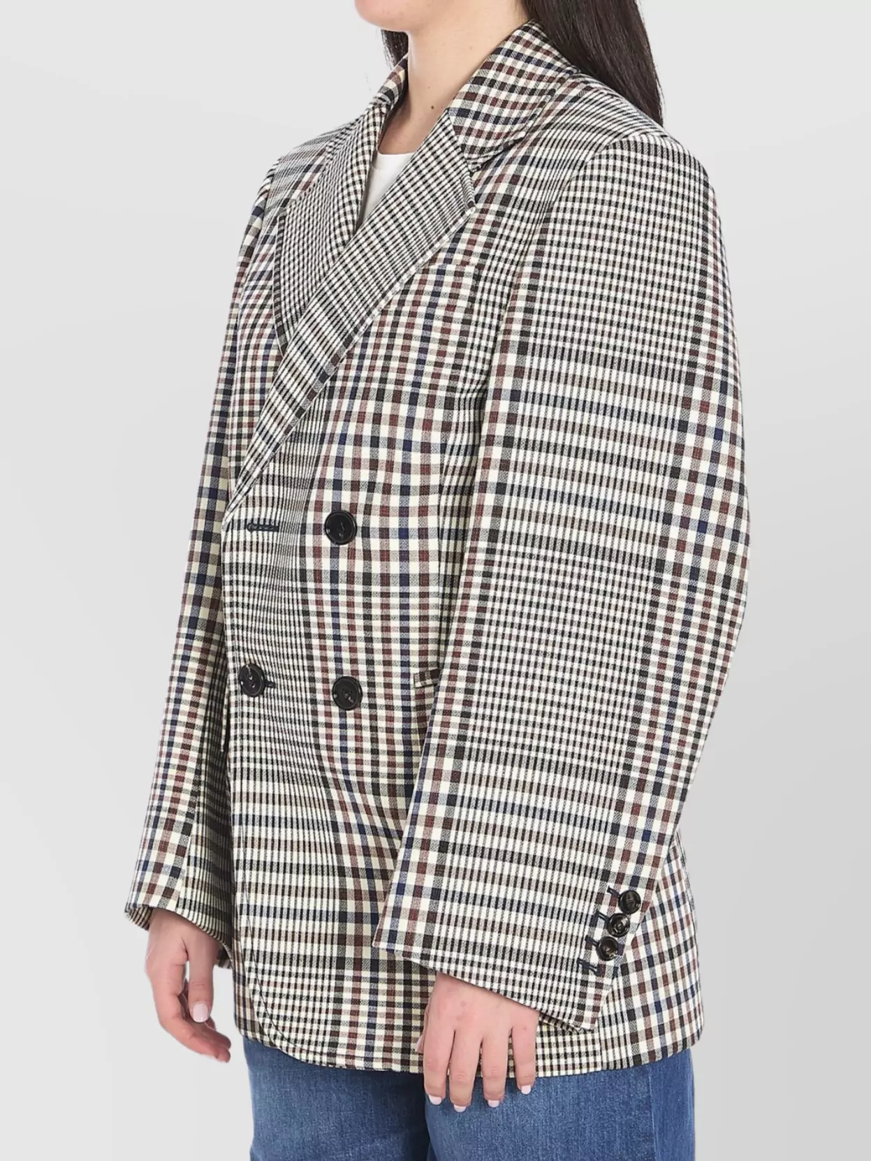 Bottega Veneta Double-breasted Blazer With Structured Cotton Blend