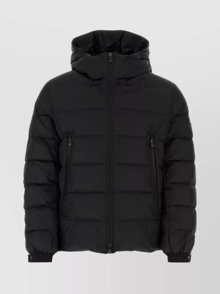 Shop Tatras Quilted Design Nylon Down Jacket In Black