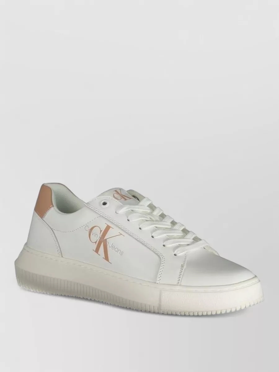 Calvin Klein leather low-top sneakers