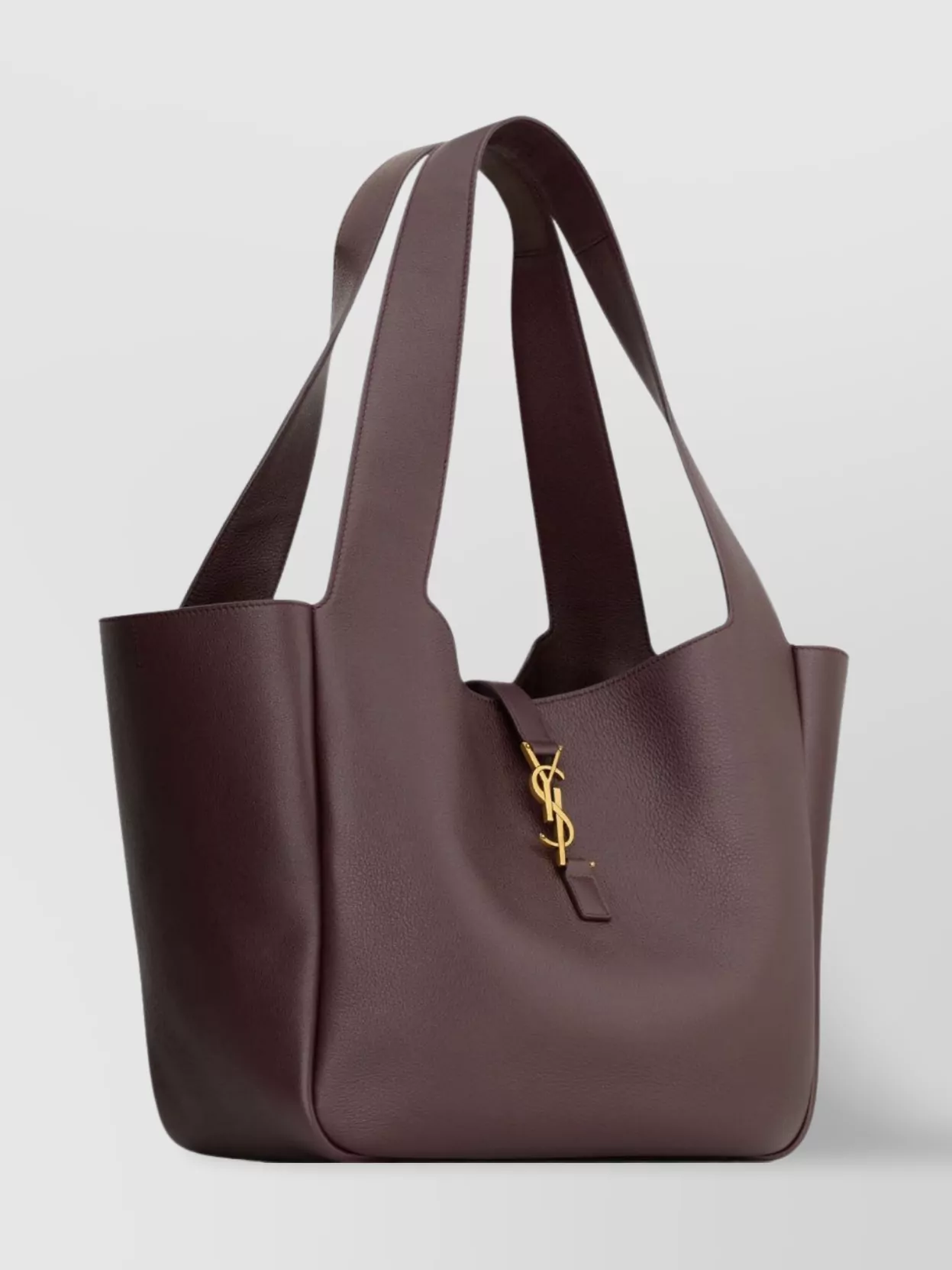 Saint Laurent 5 To 7 Bea Grained Leather Bag