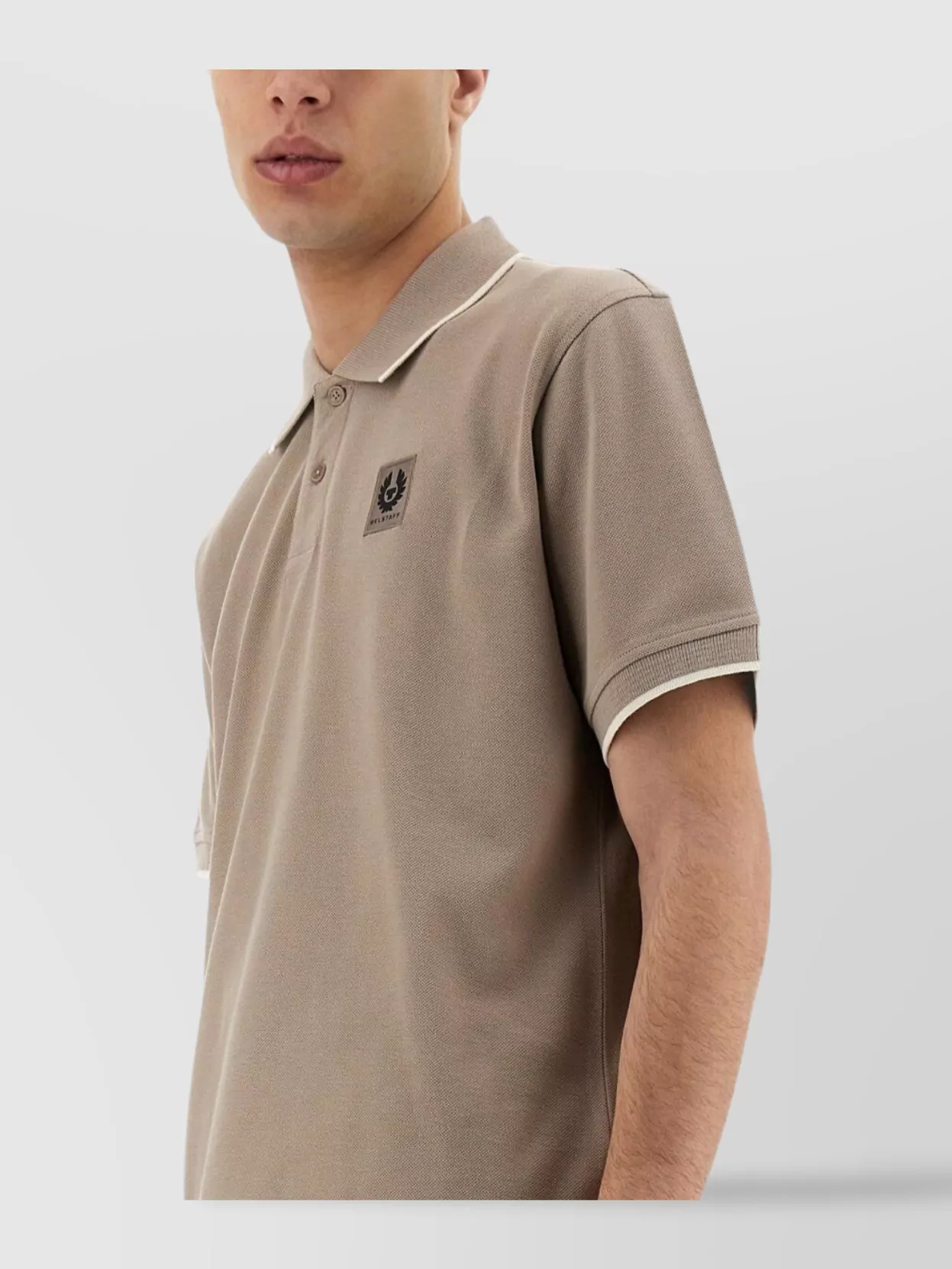 Belstaff Polo Collar Logo Polo Shirt
