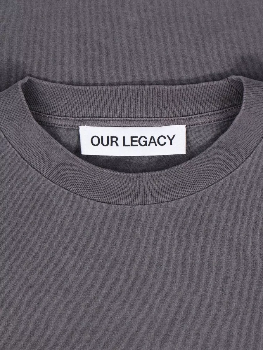 Our Legacy Short Sleeve Crew Neck Plain T-Shirt