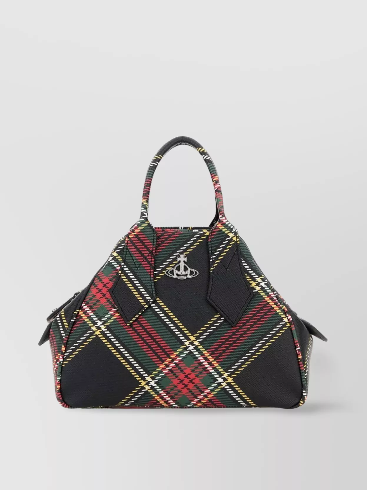 Vivienne Westwood Small Plaid Pattern Yasmine Handbag