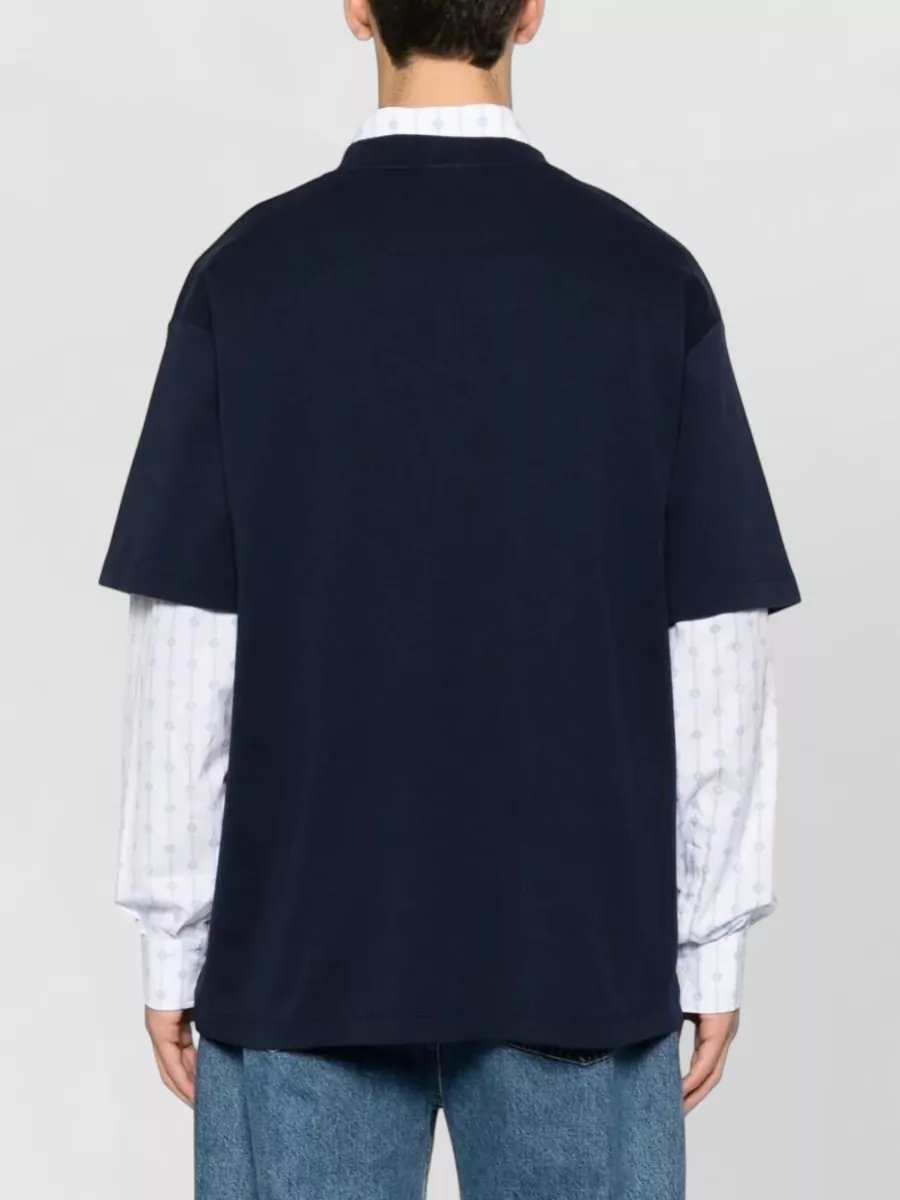 Drôle De Monsieur Cocktail Graphic Relaxed Fit Crew Neck T-Shirt