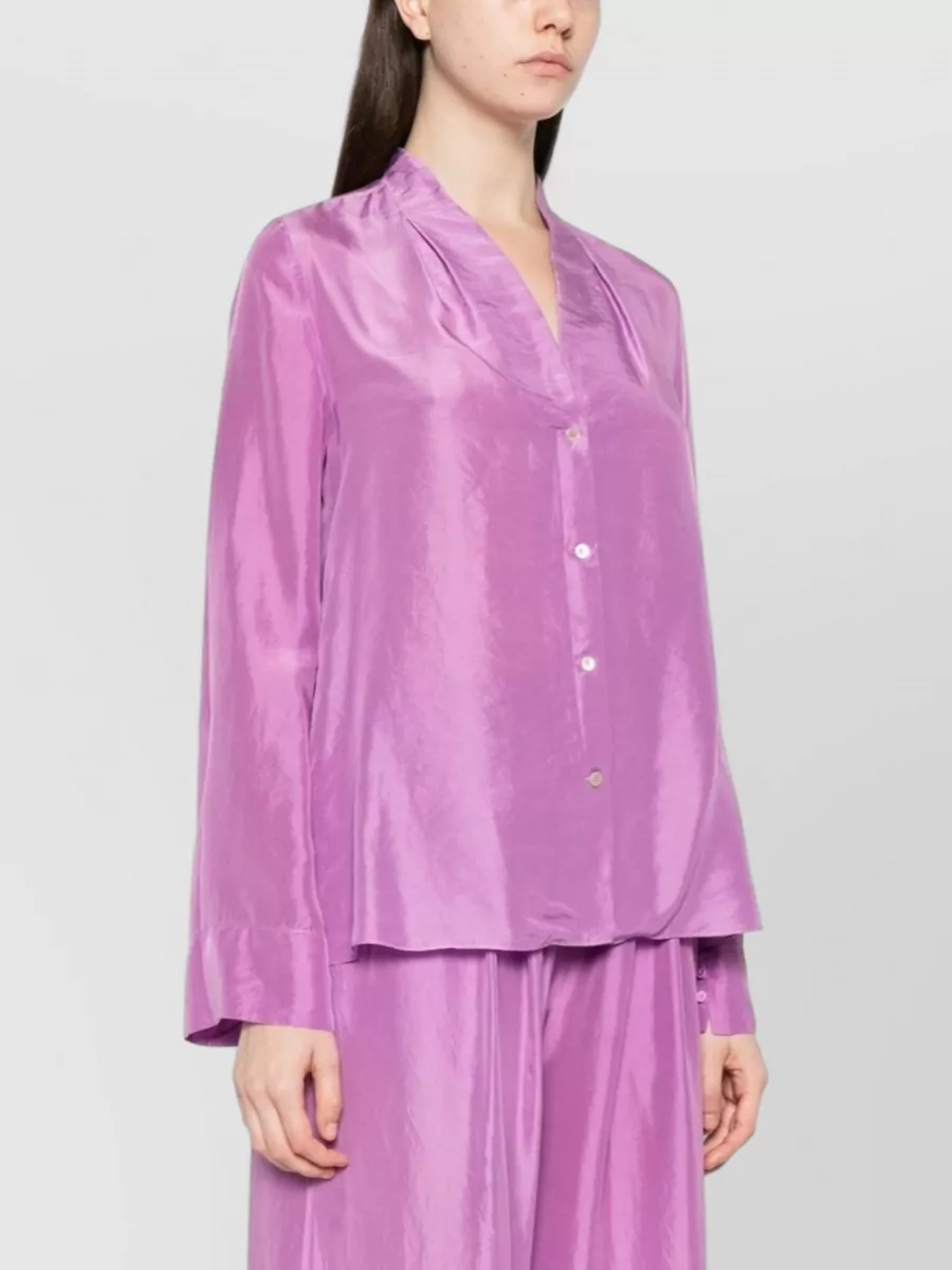 Forte Forte Silk Long-Sleeve Shirt