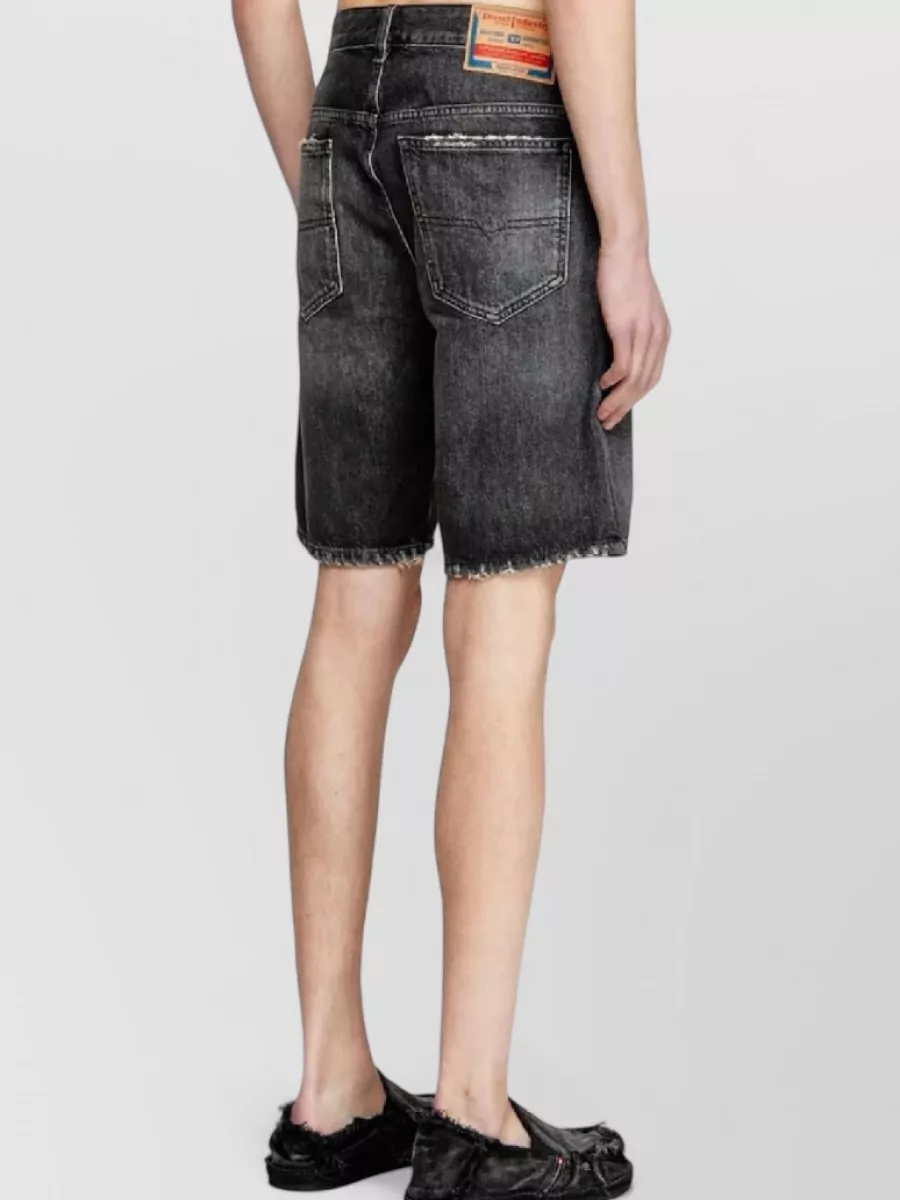 Diesel Cotton Denim Shorts