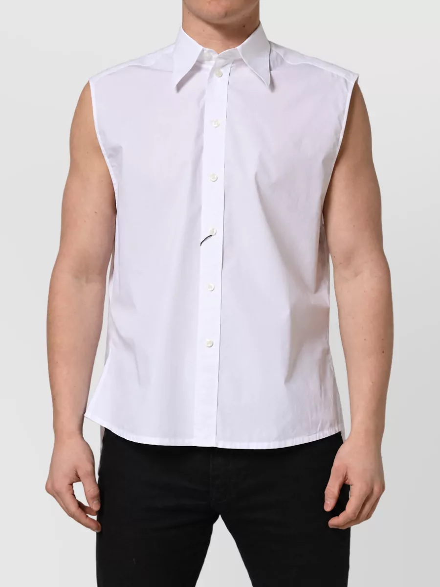 Dolce&Gabbana cotton sleeveless formal shirt