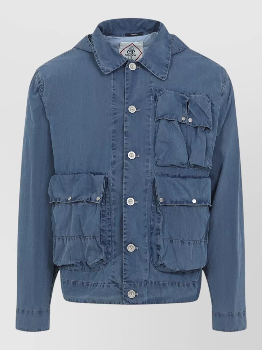 C.p. Company Cotton Hooded Lightweight Jacket