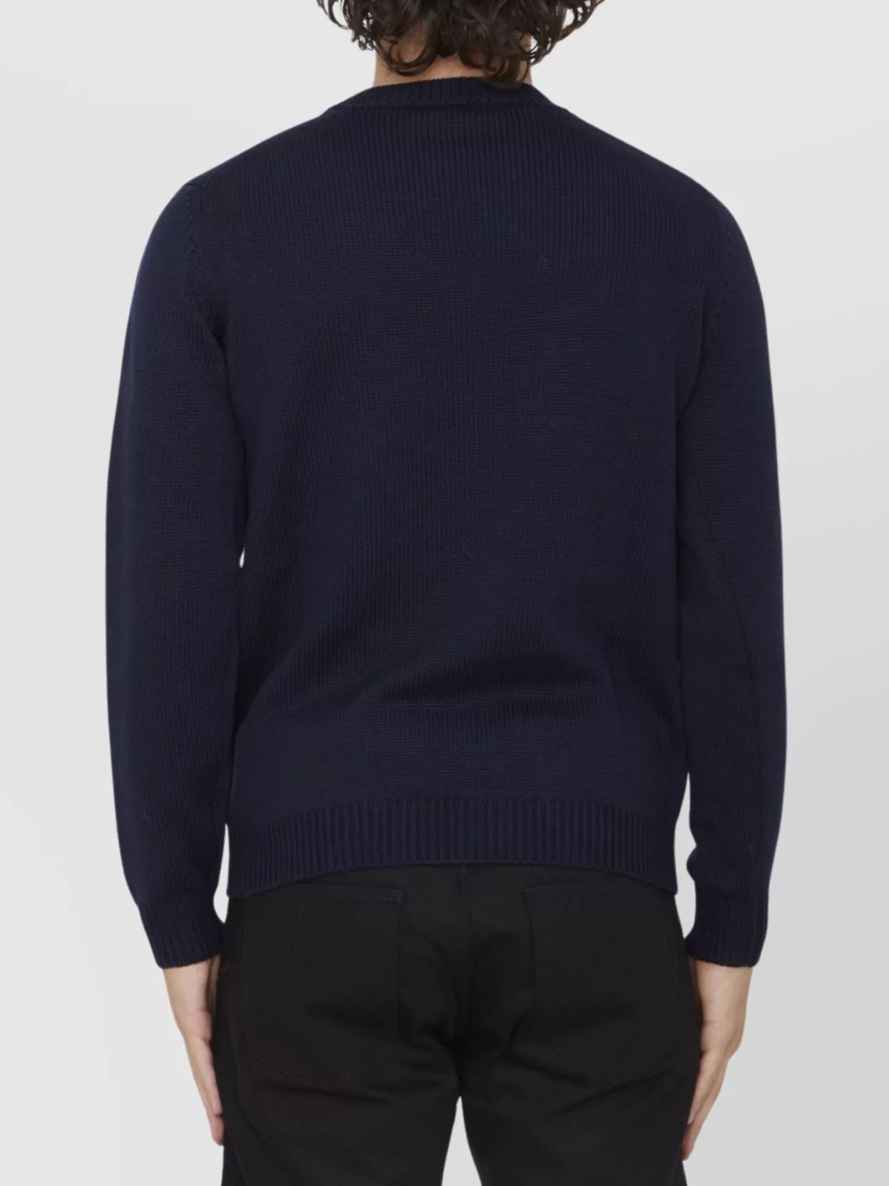 Roberto Collina Crewneck Merino Wool Knit Sweater