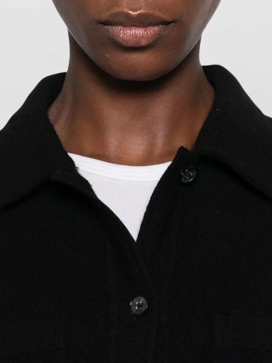 Totême Cashmere Fine-Knit Shirt Jacket