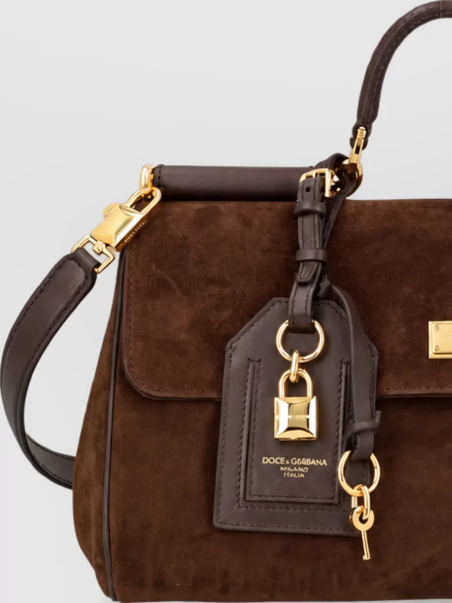 Dolce&Gabbana My Sicily Leather Shoulder Bag